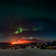 Image for article titled Mesmerizing Aurora in Dramatic Landscapes of Fire, Ice, and Shadow